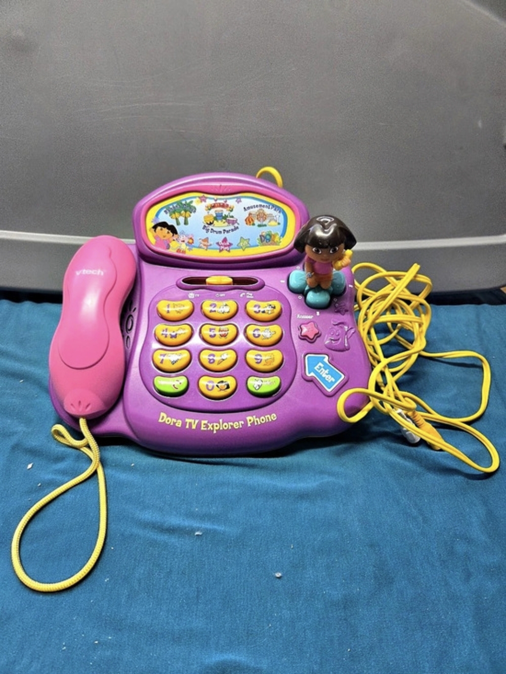 VTech Dora TV Explorer Phone Purple & Yellow Learning Toy